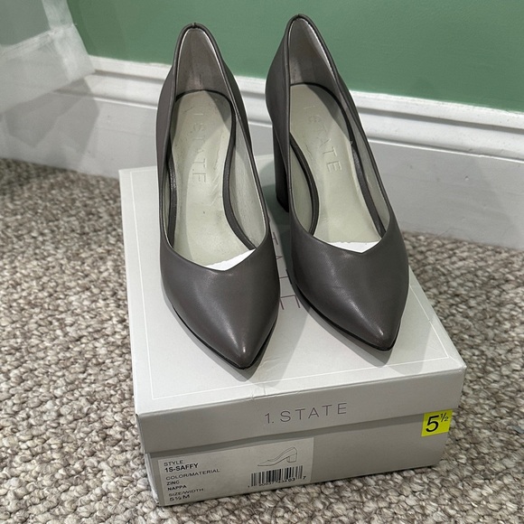 1. State Shoes - 1. State Charcoal Women's Heels